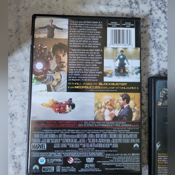 Iron Man 1 & 2 DVDs - Picture 4 of 6